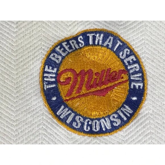 LA Loving Mens White Miller Beer‎ Short Sleeves Collared Polo Shirt Size XL - Picture 4 of 9